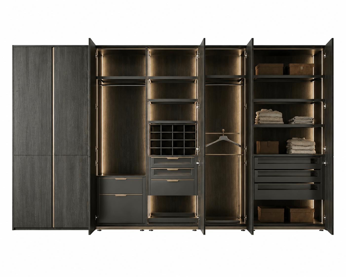 The Illusion Series · Luxury Walk-in Closet